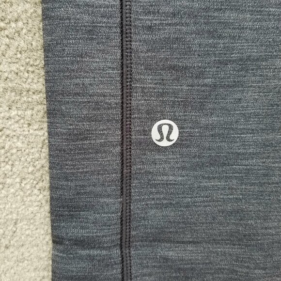 Lululemon Speed Up Tight Full-On Luxtreme Brushed 28" Heathered Deep Coal size 4 - Picture 9 of 9